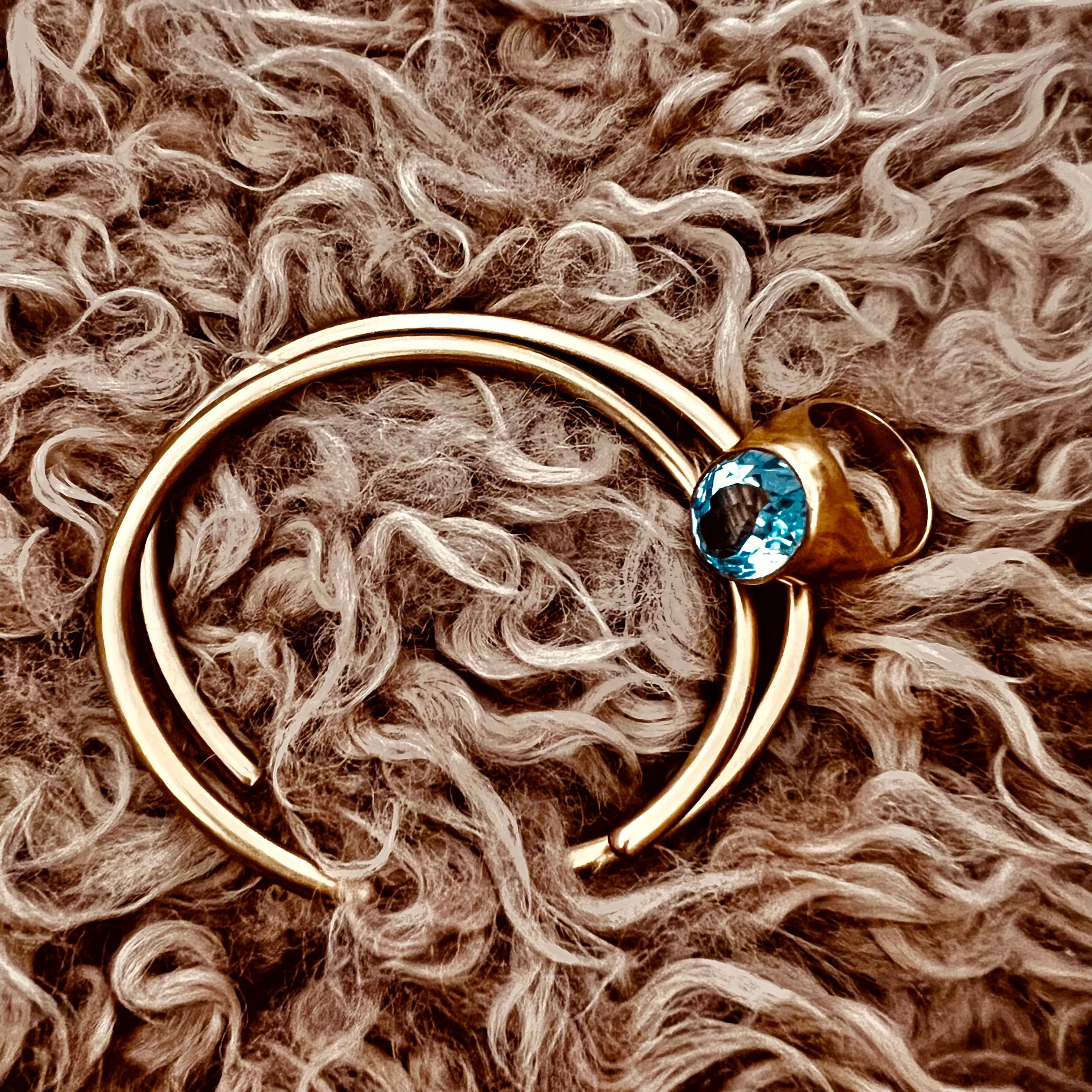 AQUAMARINE / BRASS RING-thumbmail-2